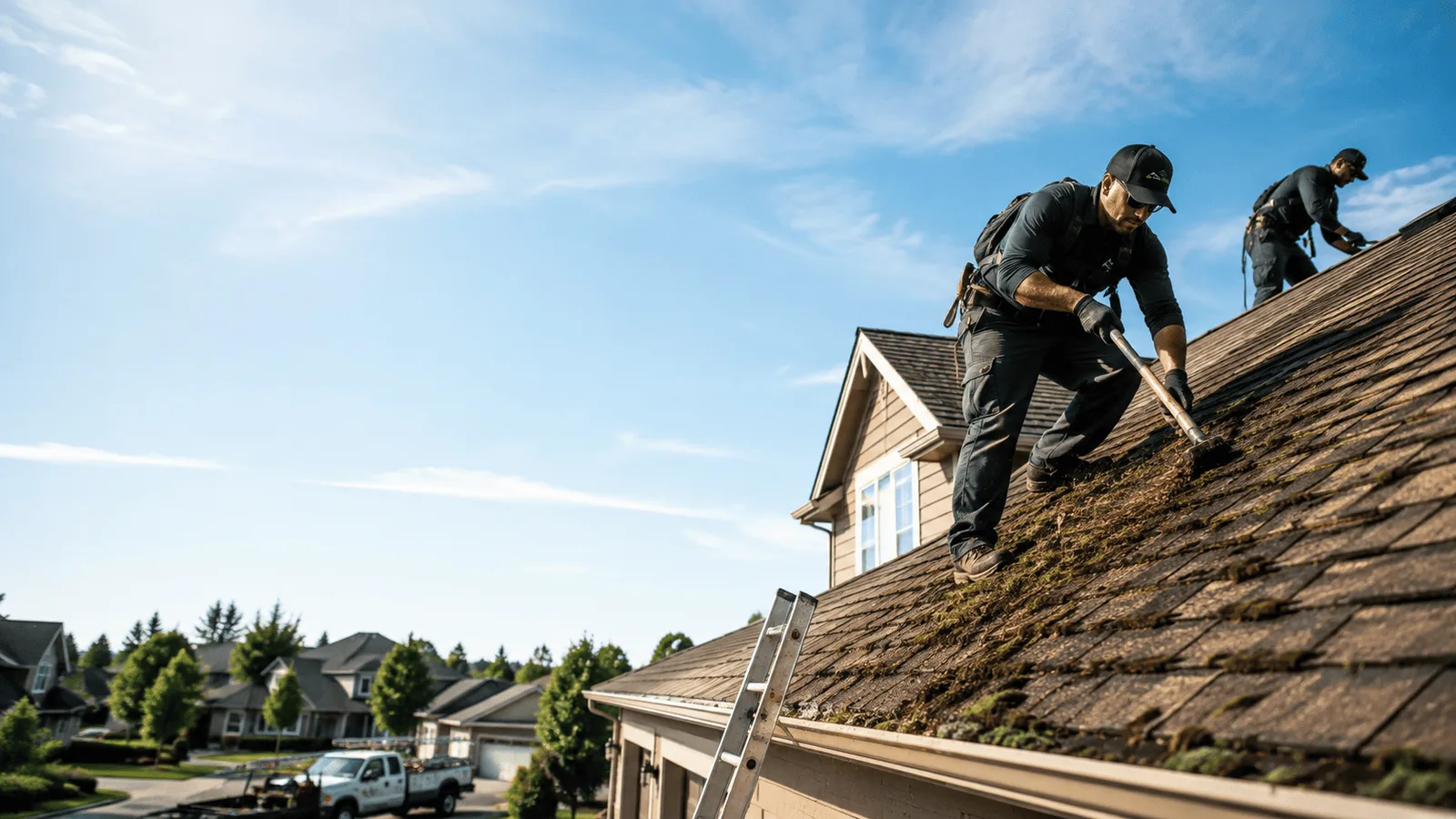 Roof Moss Removal in Omena, MI near me